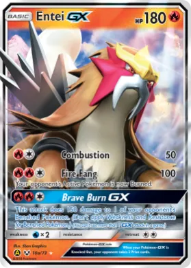 Entei-GX (SLG 10a) Shining Legends