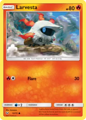 Larvesta (SLG 12) Shining Legends