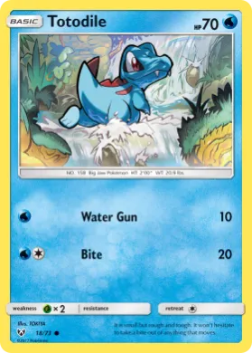 Totodile (SLG 18) Shining Legends