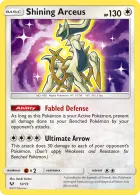 Shining Arceus (SLG 57) Shining Legends