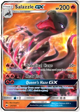 Salazzle-GX (BUS 25) Burning Shadows