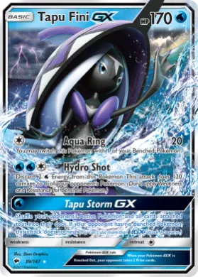 Tapu Fini-GX (BUS 39) Burning Shadows