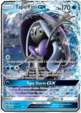 Tapu Fini-GX (BUS 39a) Burning Shadows
