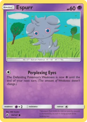 Espurr (BUS 59) Burning Shadows