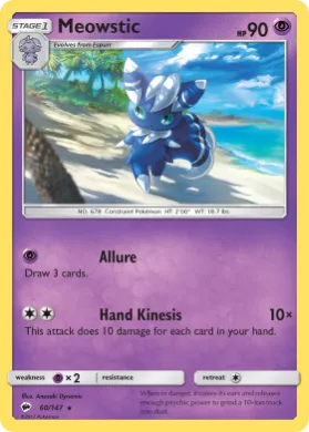 Meowstic (BUS 60) Burning Shadows
