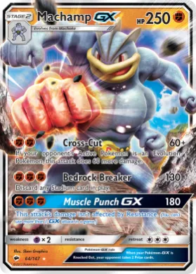 Machamp-GX (BUS 64) Burning Shadows