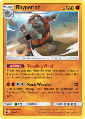 Rhyperior (BUS 67) Burning Shadows