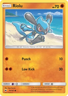 Riolu (BUS 70) Burning Shadows