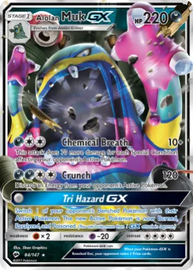 Alolan Muk-GX (BUS 84) Burning Shadows