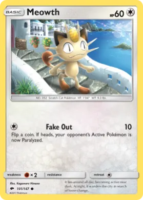 Meowth (BUS 101) Burning Shadows