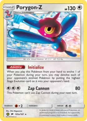 Porygon-Z (BUS 105a) Burning Shadows