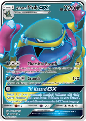 Alolan Muk-GX (BUS 138) Burning Shadows