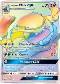 Alolan Muk-GX (BUS 157) Burning Shadows