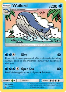 Wailord (GRI 30) Guardians Rising