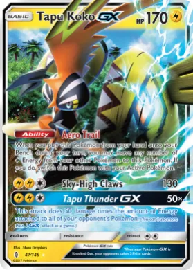 Tapu Koko-GX (GRI 47) Guardians Rising