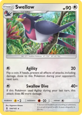 Swellow (GRI 104) Guardians Rising
