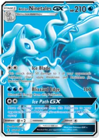 Alolan Ninetales-GX (GRI 132) Guardians Rising