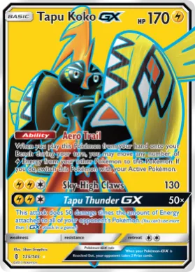 Tapu Koko-GX (GRI 135) Guardians Rising