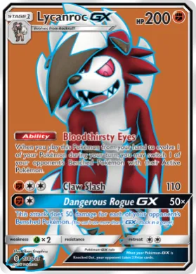 Lycanroc-GX (GRI 138) Guardians Rising