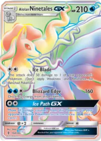 Alolan Ninetales-GX (GRI 150) Guardians Rising